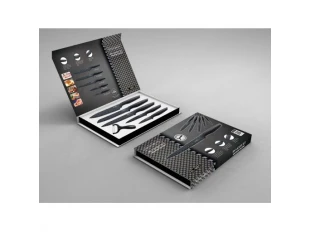 Комплект ножове Royalty Line  5бр. и белачка