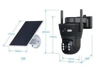 Соларна двойна камера LYLU 10 диода - ICsee