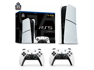 Игрална конзола RS5 – 46000 игри 4K Game Stick, 2 безжични контролера (2.4GHz)